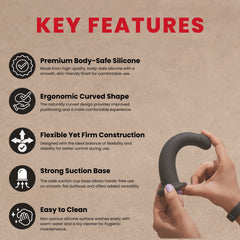 FlexiCurve Silicone Dildo